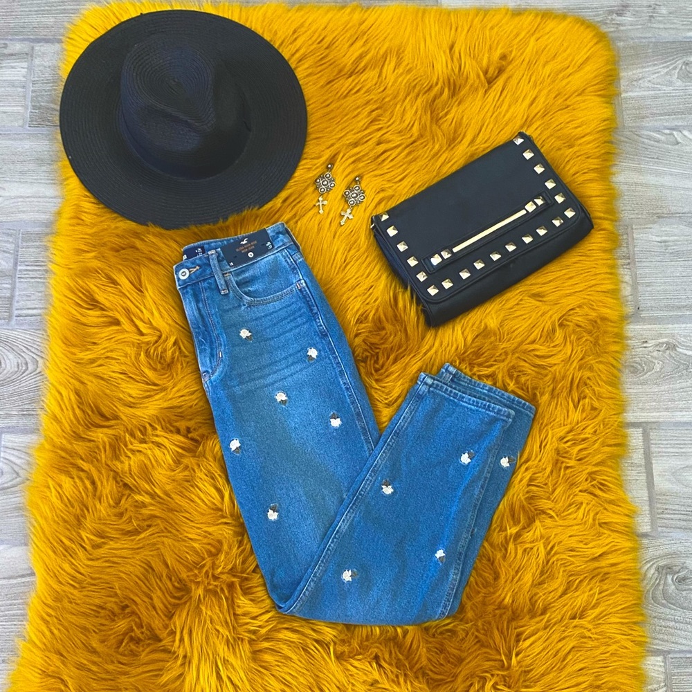 Floral & Flirty Mom Jeans
